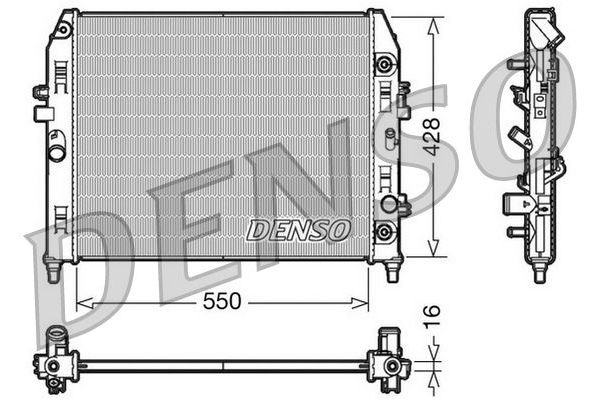 Su Radyatörü  DENSO DRM44009