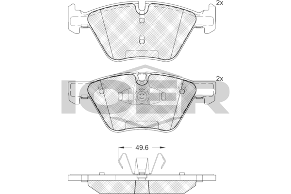 Fren Disk Balata Ön BMW 3 Serisi Cabrio (E93)(2006->)  KALE BALATA 24096 203 05 MSH KD11