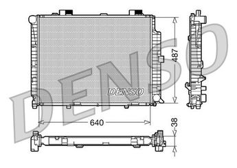 Su Radyatörü  DENSO DRM17087  25310 17800 2105003203 2105006603