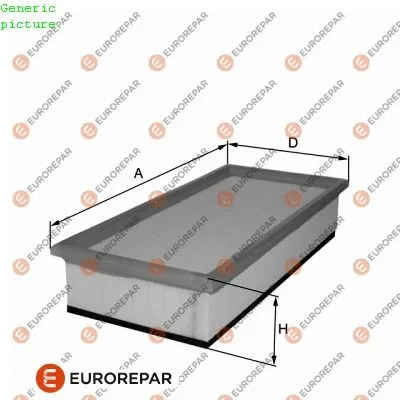 Hava Filtresi  Peugeot 206 (08.1998->)  PSA ORJINAL 1680331580