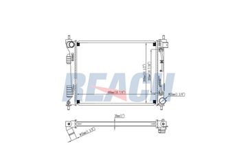 Su Radyatörü  RENAULT ORJINAL 8671095514  253101R350