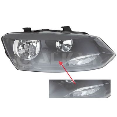 Far Lambası Sağ Volkswagen Polo V (6C1)(01.2014->2017)  WAGENBURG 21000854