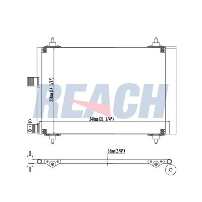 Klima Radyatörü  Peugeot 406 (S1/S2)(08.1995->)  PSA ORJINAL 6455CQ
