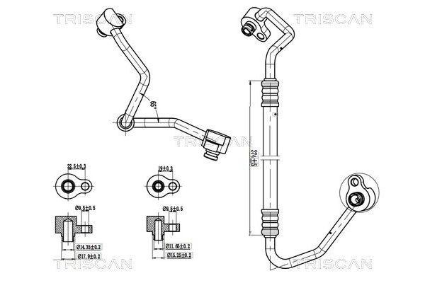 Klima Hortumu  FORD ORJINAL BV6119N601BC