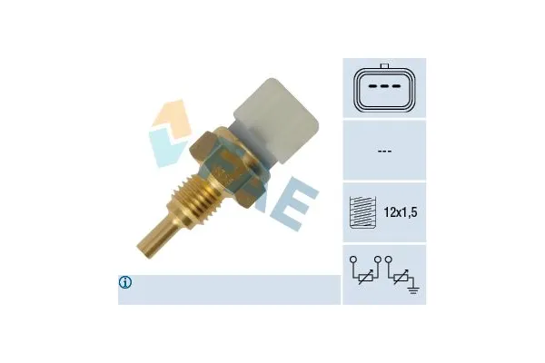 Hararet Müşürü  Kia Rio (BC)(2000->)  FAE 33356