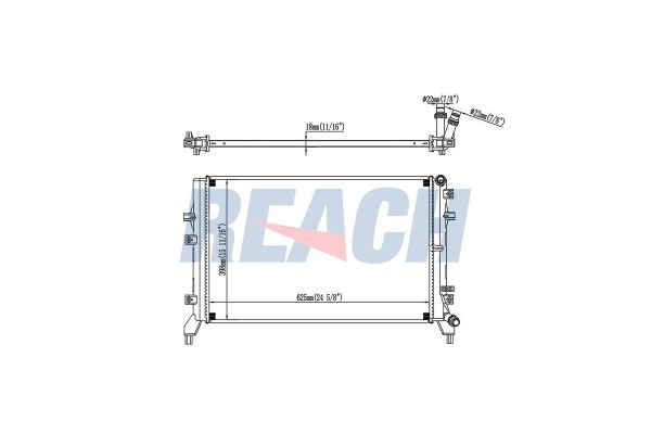 Su Radyatörü  ORİS BHN075016