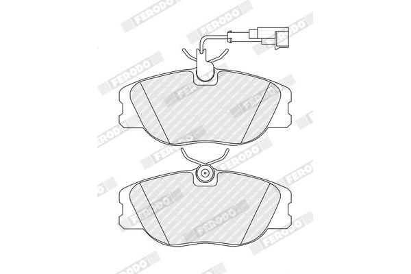 Fren Disk Balata Ön Alfa Romeo 166 (1998->)  FTE 9002103