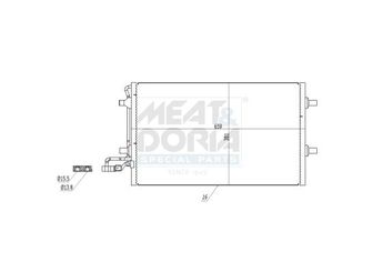 Klima Radyatörü  BSG 95-525-012  31292022 31356000 9124389