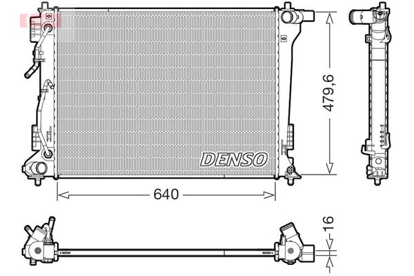 Su Radyatörü  DENSO DRM41027
