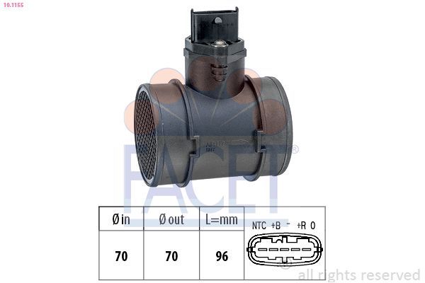 Hava Debimetresi  Lancia Lybra 4 Kapı (1999->)  MAGNETI MARELLI 259003456100
