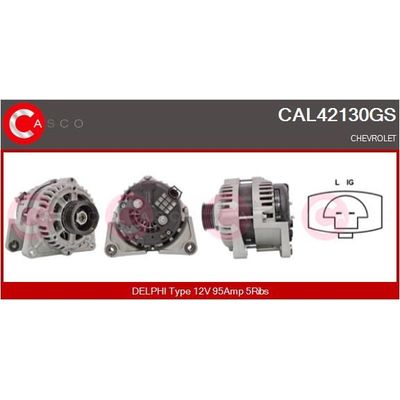 Alternatör  Chevrolet Aveo HB (2008->)  PSA ORJINAL 42356288