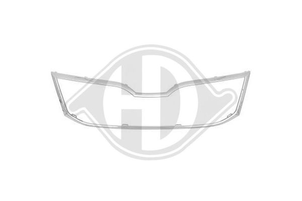 Panjur Çerçevesi Ön Skoda Octavia (5E3)(12.2016->)  MADE IN TAIWAN 5E0853761C