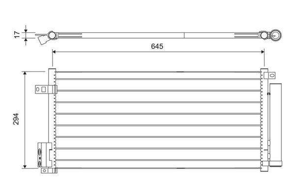 Klima Radyatörü  Alfa Romeo Giulietta (191)(2010->)  VALEO 818192