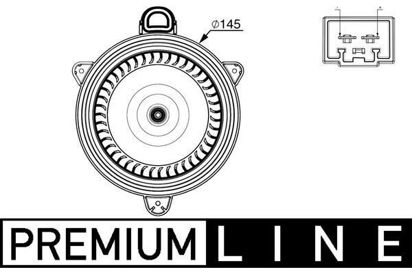 Kalorifer Motoru  MAHLE AB 267 000P