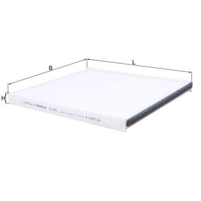 Polen Filtresi  Kia Carnival II (FL)(2001->2006)  MAHLE LA 851