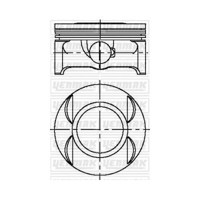 Piston (81.00MM-0.50)  YENMAK 31-04229-050