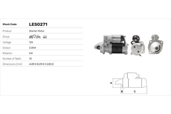 Marş Dinamosu  LUCAS ELEKTRIK LES0271
