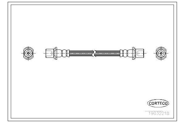 Fren Hortumu Arka Sağ veya Sol Toyota Corolla (E9)(1987->)  KRAFTVOLL 07080035