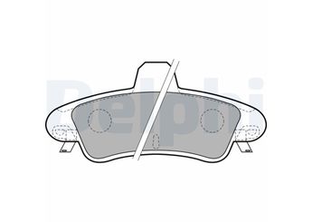 Fren Disk Balata Arka DELPHI LP1725   1129885 1129985 1130120 1204850 1500667 1089404 1521414 1672938 XS712M008AB XS712M008AD XS712M008AE XS7J2M008AB