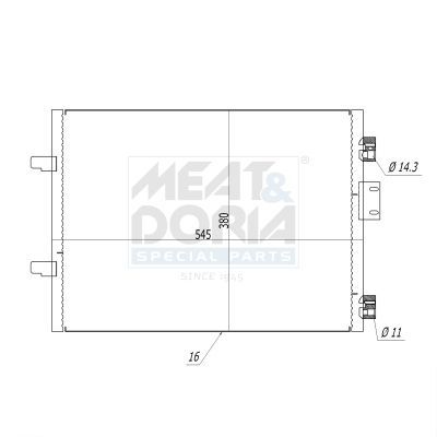 Klima Radyatörü  MGA 82254