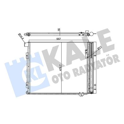 Klima Radyatörü  KALE 350445