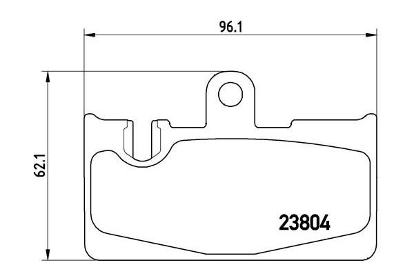 Fren Disk Balata Arka BREMBO P 83 059