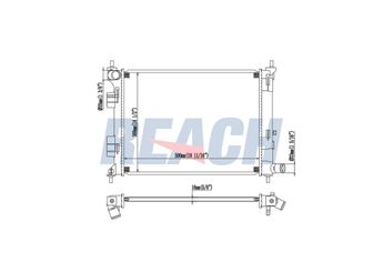 Su Radyatörü  RADISEN RR 666213  253100U000 253100U050