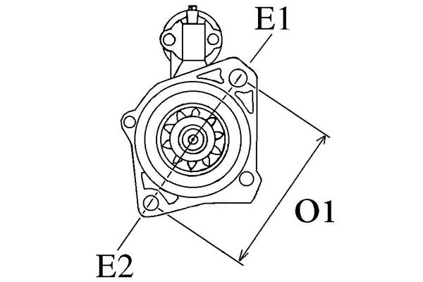 Marş Dinamosu  Audi A4 Sedan (8E)(04.2003->)  HC-CARGO F 032 112 443