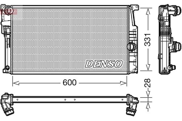 Su Radyatörü  BMW 3 Serisi Touring (F31)(2012->)  DENSO DRM05014
