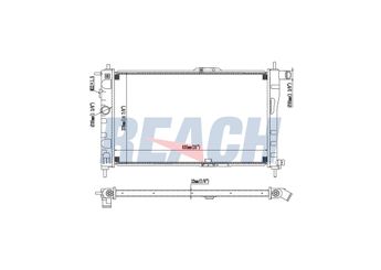 Su Radyatörü  ORİS MCH002023  96144847