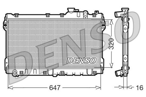 Su Radyatörü  DENSO DRM44015