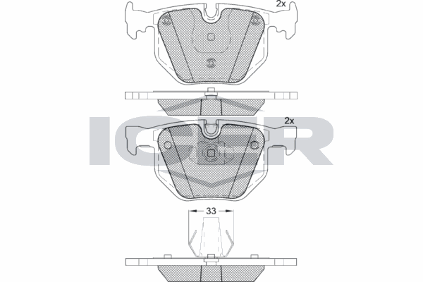Fren Disk Balata Arka WONGA 271066