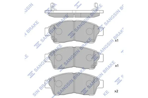 Fren Disk Balata Ön Toyota RAV4 Funcruiser Cabrio (A1)(1998->)  SANGSIN SP1110