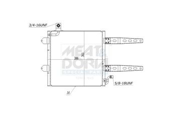 Klima Radyatörü  MGA 82292  6N0820413B 6N0820413 6N0820413A