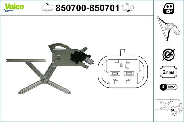 Cam Krikosu Ön Sol VALEO 850700