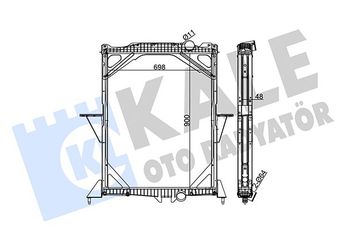 Su Radyatörü  KALE 349310  7E0121253A 20460178 20482258 20517350 20536920 20722444 20735699 20936055 21229195 21345260 21384581 21385165 22235310 3183737 85000296 85000326 85000765 85003058 85003213 85003290