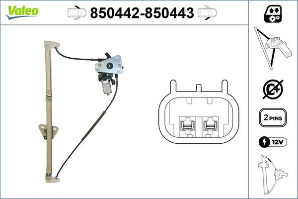 Cam Krikosu Ön Sol VALEO 850442