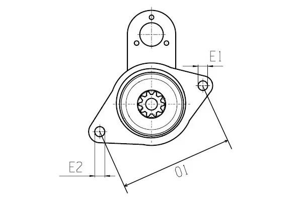 Marş Dinamosu  Infiniti FX (S50)(2003->)  HC-CARGO F 032 116 778
