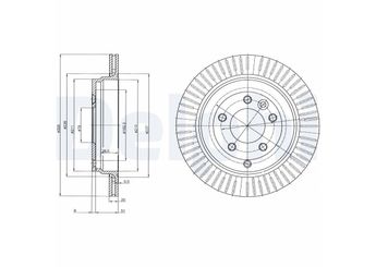 Fren Disk Ayna Arka Sağ ve Sol DELPHI BG4020C  SDB000636 SDB000632 SDB000633 SDB000634 SDB000635 SDB500150