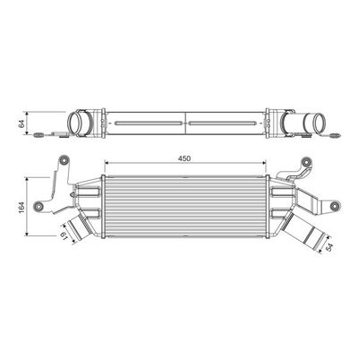 Turbo Radyatörü  Citroen C-Crosser (05.2007->)  VALEO 818370
