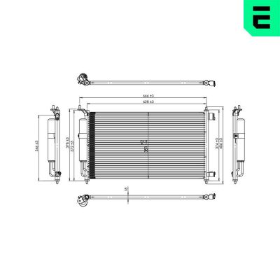Klima Radyatörü  ERA 667336