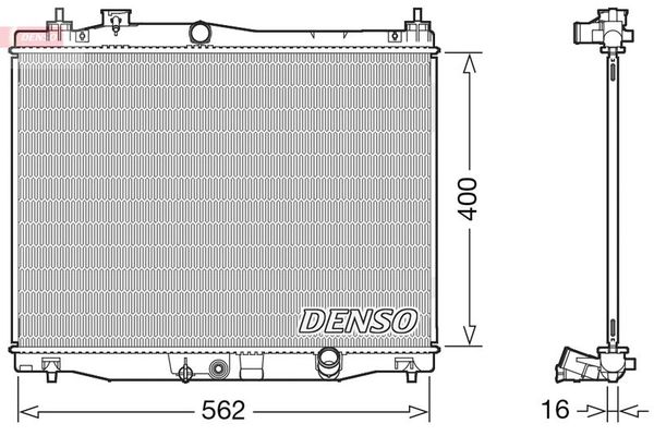 Su Radyatörü  DENSO DRM40047