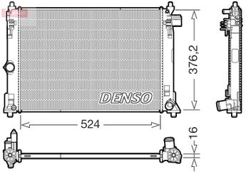 Su Radyatörü  RADISEN RR 621596  1640015620 1640040230 16400K0040