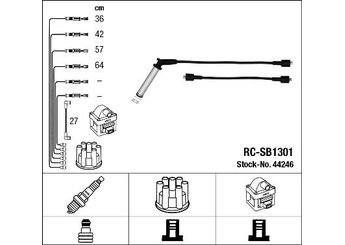 Buji Kablosu  NGK 44246  8817314 8817520