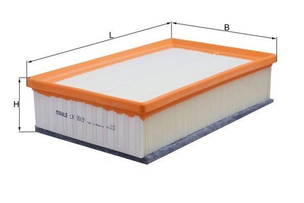 Hava Filtresi  Volkswagen T-Cross (C11)(12.2018->2023)  MAHLE LX 3503