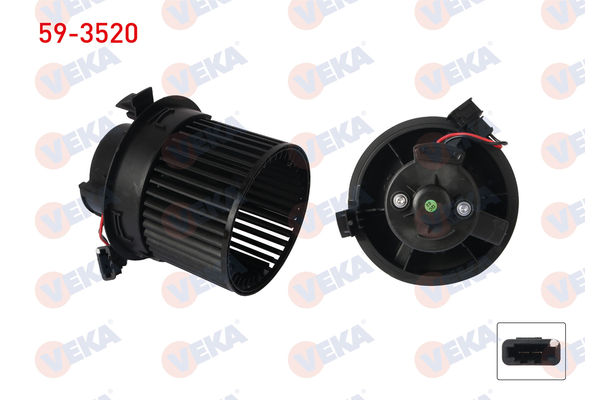 Kalorifer Motoru  VEKA 59-3520
