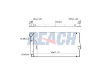 Su Radyatörü  ORİS 2037-4811  17117805627 17118509175 17118509176 7805627 7805628 8509175 8509176