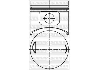Piston (89.50MM-0.50)  GOETZE 87-70470-050-A  1020300838 1020301138 1020307718 A1020300838 A1020301138 A1020307718 102 030 08 38 102 030 11 38 A102 030 08 38 A102 030 11 38