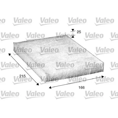Polen Filtresi  Lancia Ypsilon (101)(09.2003->2012)  VALEO 698867