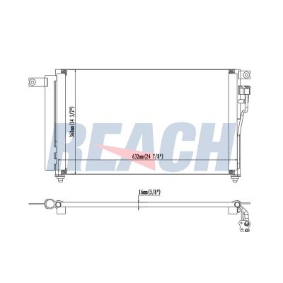 Klima Radyatörü  Kia Rio (JB)(2005->)  BSG 40-525-030